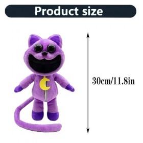 ABISHA The Smiling Critters Plush Toys - 11.8in CatNap Cartoon Monster Game Smiling Critters Series Figure Pressure Relief Pl