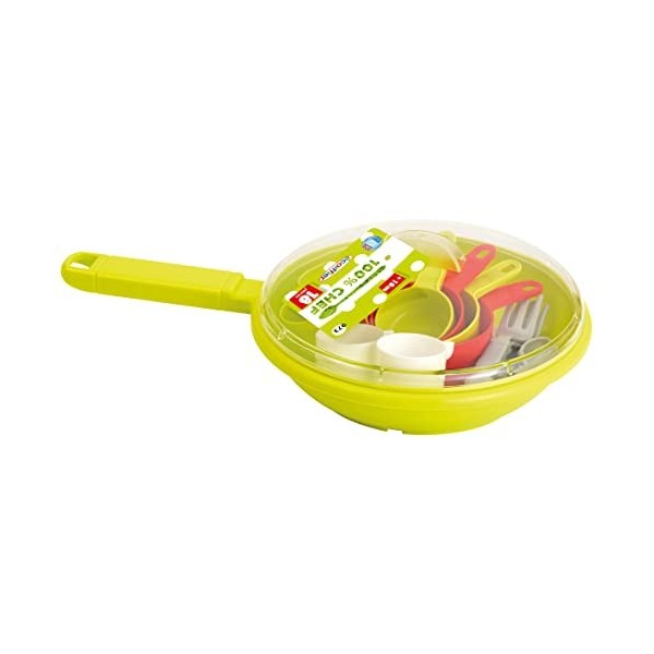 Jouets Ecoiffier – 2640 - Sac dînette garni 100 % Chef – 35 pièces – Dès 3ans – Fabriqué en France