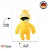 Wiztex Rainbow Friends Peluche, 30 cm, jaune, belle peluche, animée, inspirée des fans de Roblox et Rainbow Friends