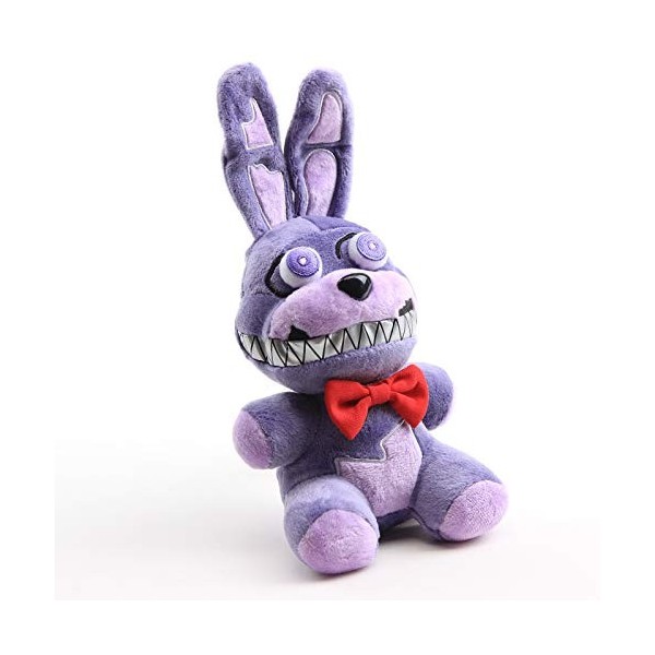 uiuoutoy FNAF Peluche lapin Bonnie de cauchemar Five Nights At Freddys