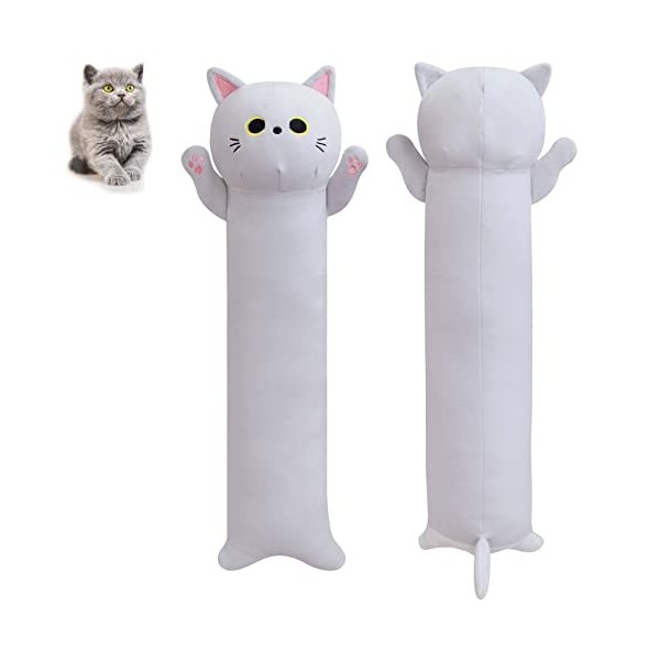 Requin En Peluche 45 Cm - Doudou Bleu, Coton Doux, Idéal Comme Jouet, Oreiller Ou Décoration, Pour Enfants Et Adultes