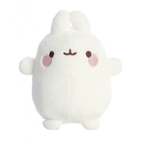 AURORA- Aurore, 14220, Smol Molang, 12,7 cm, Peluche Lapin, Blanc