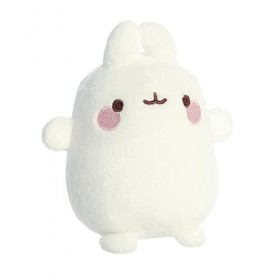 AURORA- Aurore, 14220, Smol Molang, 12,7 cm, Peluche Lapin, Blanc