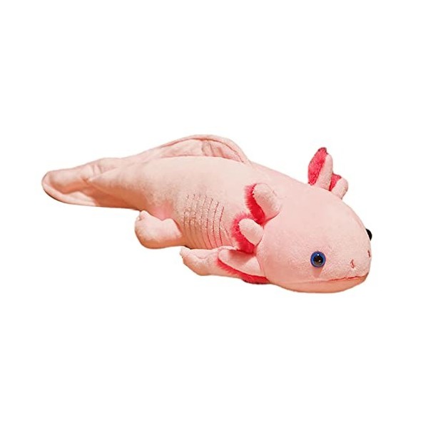 Firulab 45 cm Axolotl Animal en Peluche, Doux Salamandre Axolotl Peluche Poupée Animaux Coussin Jouet Mignon Peluches Chambre