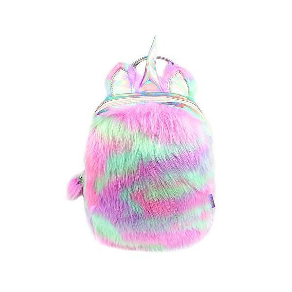 Ynredee Sacs à Main Licorne pour Enfants,Sac a Main Petite Fille,Adorable sac à dos licorne en peluche, mini sac à dos pour f