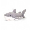 Keel Toys KEELECO - Peluche 100% recyclée - Jouet écologique pour Enfant - Peluche Requin 25cm - SE1013