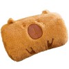 puzzlegame Manchons à Main Capybara farcis, Peluche en Peluche Capybara Design, Jouet en Peluche Doux en Forme de Capybara, O