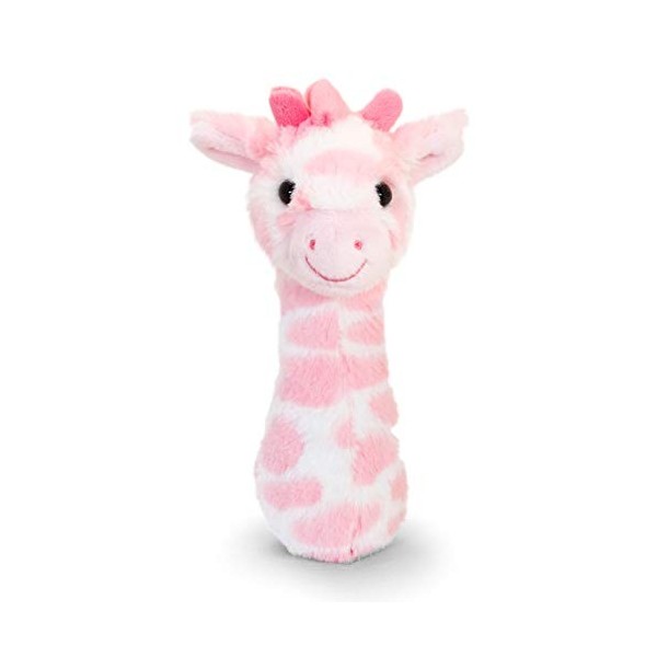 tachi Peluche bébé 15 cm, doudou girafe rose doudou enfant hochet