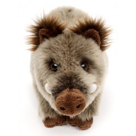 Uni-Toys - sanglier, debout - 25 cm longueur - peluche cochon, sanglier - peluche, doudou