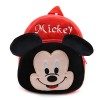 CHDJ - Mini sac à dos en peluche pour bébé fille et garçon de 1 à 3 ans, motif dessin animé mignon Rouge Mickey 3 ans