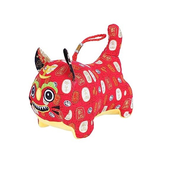 TOYANDONA 1Pc Année du Tigre Poupée Blush Oreillers Dessin Animé Porte-Clés Enfants Oreillers Jouets Décoratifs pour Enfants 