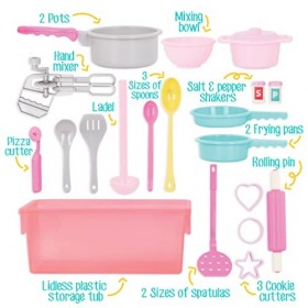 Play Circle PlayCircle – Cooking &amp; Baking Kit – Kitchen Toys – Chef Tools – Pretend Play – Ages 3 Years Old &amp; Up – Dinner for