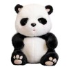 Oldmoom Panda Jouet Peluche, Jouet Mignon de Peluches de Panda, Oreiller en Peluche Panda de 9 Pouces, Jouet Doux et câlin, C