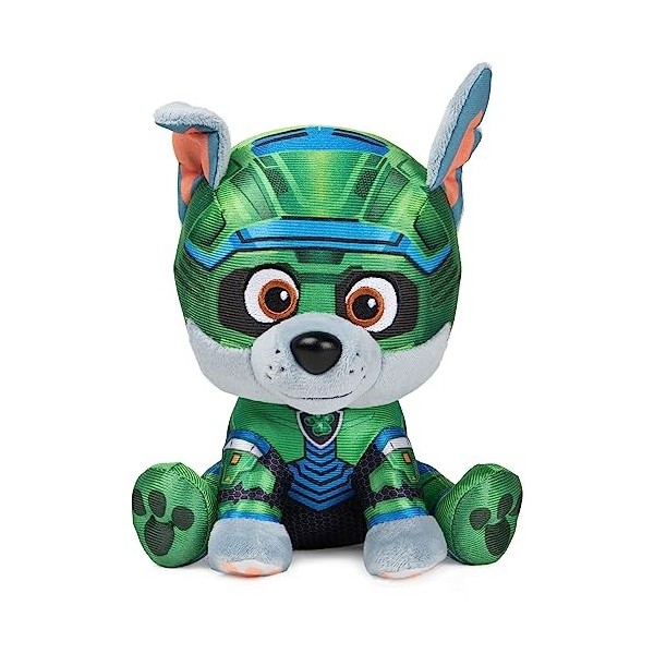 Paw Patrol Gund – Animal en Peluche The Mighty Movie Rocky – Jouet en Peluche à partir de 1 an – 15,24 cm