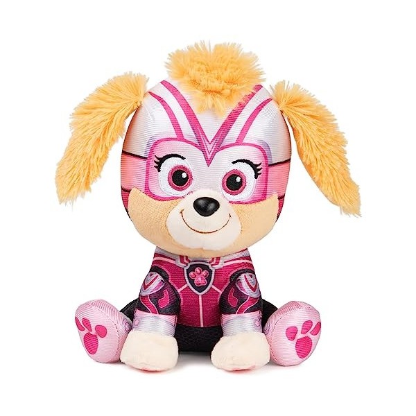 Paw Patrol Gund – Animal en Peluche The Mighty Movie Rocky – Jouet en Peluche à partir de 1 an – 15,24 cm