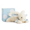 Doudou et Compagnie - Doudou Lapin Bonbon - Boite Cadeau - Bleu - 16 Cm - Doux - Idée Cadeau de Naissance Fille et Garçon - G