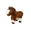 Cheval en peluche durable - 20 cm - 2 couleurs au choix - 100 % recyclé - Marron foncé