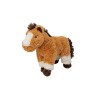 Cheval en peluche durable - 20 cm - 2 couleurs au choix - 100 % recyclé - Marron foncé