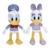 Peluche douce Disney Donald Daisy - 25,4 cm - 100 ans de merveille - Motif marguerite