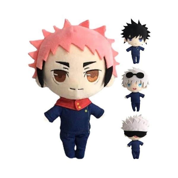 Peluches De La Série Jujutsu Kaisen De 7,87 Pouces, Poupée En Peluche Périphérique De Rôle Danime À Succès, Satoru Gojo Et M