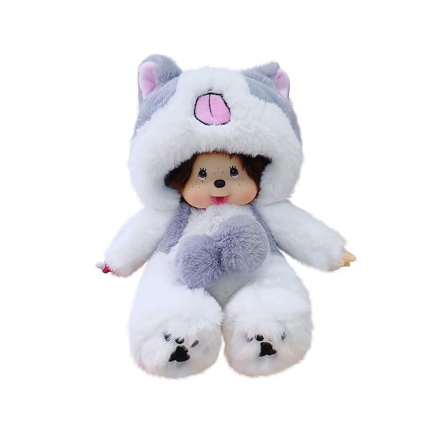 Générique Poupée en Peluche 25 cm Jouets en Peluche, Animal Poupées Doll, Dessin animé Mignon Cadeaux, Oreiller Poupées Couss