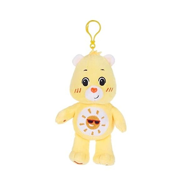 Porte-clé porte-bonheur Care Bears - 6 figurines différentes - 14 cm - Ours en peluche super doux pour sac à dos ou sac à dos