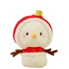 Surakey Peluche Bonhomme de Neige,Noël Animaux en Peluche Bonhomme de Neige 30CM Poupée en Peluche,Doudou Animal empaillé Jou