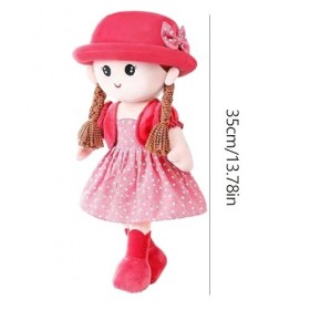 Poupée princesse de chiffon mignonne, poupée de chiffon princesse, poupée en tissu princesse féerique, vêtements et chapeau d