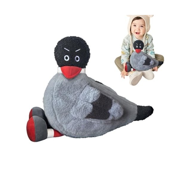 Peluche Pigeon Réconfortante - Doudou Doux Adulte Enfant Décoration Maison