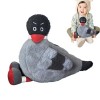 biteatey Pigeon en Peluche, Pigeon en Peluche,Poupée Pigeon Mignonne - Jouet cognitif en Peluche Animale Douce, poupée doise