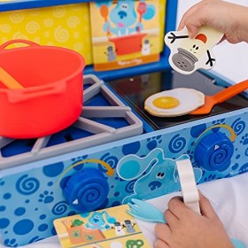 Melissa & Doug Blues Clues & You Ensemble de jeu de cuisine en bois | Jeux dimitation |super cadeau pour garçon ou fille