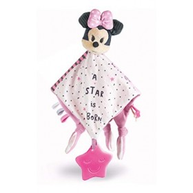 Clementoni- Minnie Disney Baby Doudou et Peluches d’éveil et de Premier âge-100% Lavable en Machine, 0 Mois et Plus, 17344, M