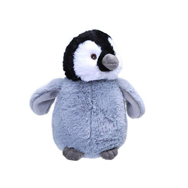 Wild Republic Ecokins Mini Poussin de Manchot Empereur, Animal en Peluche 20 cm, Jouets Écologiques, Cadeaux pour Bébés, Fabr