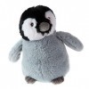 Wild Republic Ecokins Mini Poussin de Manchot Empereur, Animal en Peluche 20 cm, Jouets Écologiques, Cadeaux pour Bébés, Fabr