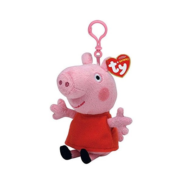 TY 46131 Peppa Pig Porte-clés Rose/Rouge