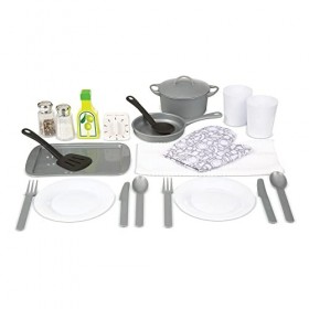 Melissa & Doug | Kit daccessoire pour la Cuisine | Pour garçon ou fille | 3+ | Jeux de rôle