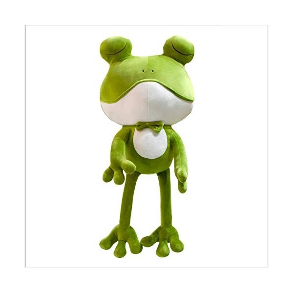 LAARNT 38cm Grenouille Vert en Peluche Mignon，Poupée en Grenouille Vert，Oreiller en Peluche，Cadeaux pour Filles garçon Enfant