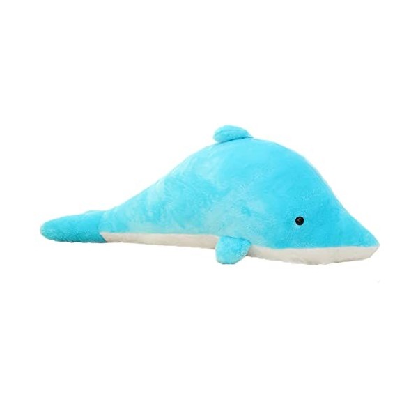 LICHENGTAI Dauphin en Peluche, Mignon Doux Dauphin Jouets en Peluche Poupées, Coussin Oreiller Dauphin Peluche Oreiller Doux 