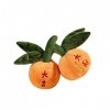 perfk Mignon en Peluche Mandarine Jouets Enfants Cadeaux danniversaire Fruits Simulation Poupée en Peluche Douce pour Salon 