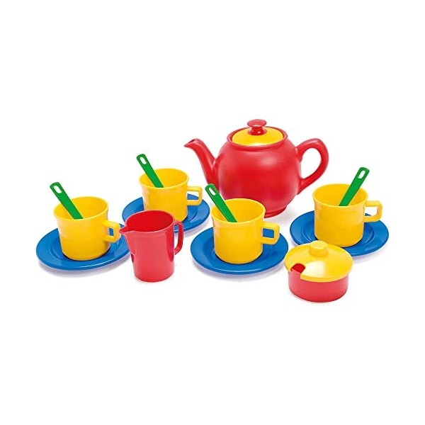 Dantoy - Service à thé - Tea Party pour les enfants - 17 pièces - Service de Table - Pour Les Enfants à partir de 2 Ans - Jou