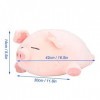 Oreiller En Peluche Cochon Rose De 40 Cm, Jouet En Peluche De Porcelet De Simulation, Cadeau Pour Enfants, Grand Oreiller De 