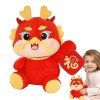 Frifer Peluche Dragon du Nouvel an - Jouets en Peluche du Zodiaque - Peluche Dragon du Zodiaque Chinois 2024, Animaux en Pelu