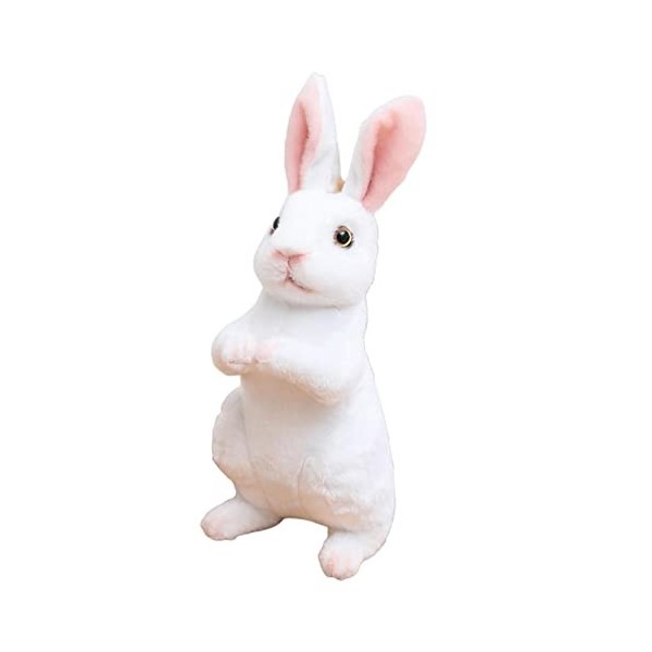 Holdes Lapin en Peluche, Petit Lapin en Peluche Assis et Debout, Animaux en Peluche du Monde de la Nature pour Les faveurs de