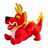 Dragon en peluche du Nouvel An, animal en peluche dragon avec cornes - Mascotte de lannée du dragon 2024 - Jouet en peluche 