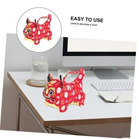 NOLITOY 1 PC Année du Tigre Poupée Enfant Jouet Kidcraft Playset Rouge Oreiller Enfant Cadeaux Trucs Animaux Enfants Jouets E