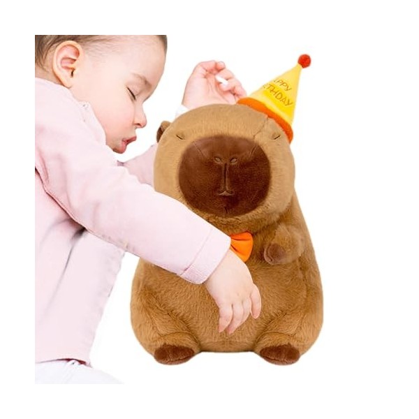 Eastuy Peluche en Peluche Capybara - Poupée en Peluche Capybara,Peluches Capybara Confortables, poupées en Forme danimal en 