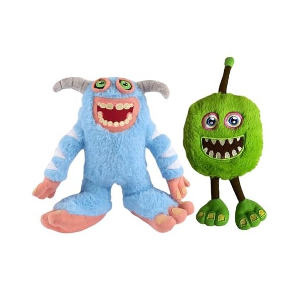 Ldruieu My Singing Monsters Peluche de dessin animé 28 cm Adorable poupée en peluche dessin animé Poupée en peluche Décoratio