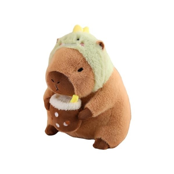 Veeteah Jouet en Peluche Capybara, Jouet en Peluche Doux réaliste de Capybara, Jouet doreiller en Peluche danimal en Peluch