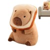 Veeteah Jouet en Peluche Capybara, Jouet en Peluche Doux réaliste de Capybara, Jouet doreiller en Peluche danimal en Peluch