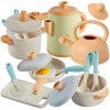 BUYGER Accessoire Cuisine Enfant, Pots et Casseroles Jouet pour 3 4 5 Ans Garçons Filles Cadeau